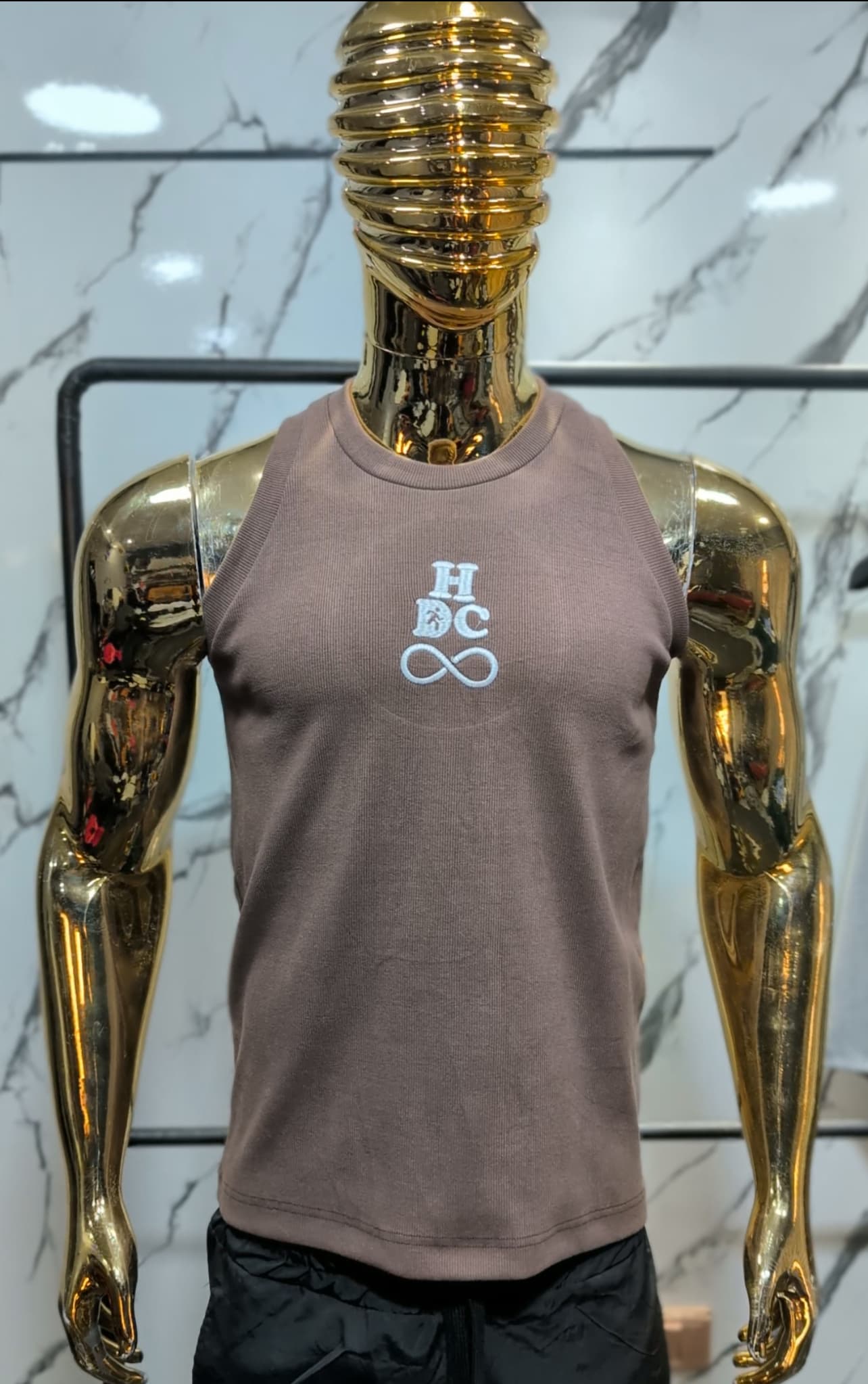 HDC Monogram Tank Brown