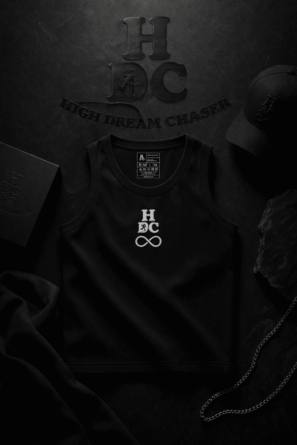 HDC Monogram Tank Black alternate